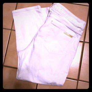 Micheal Kors White cropped jeans. Fabulous fit